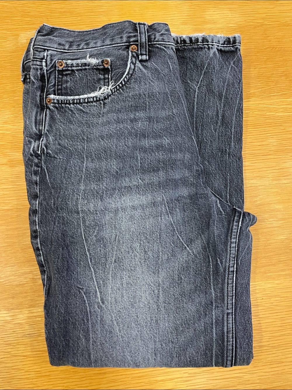 Zara High Rise Straight Black Jeans